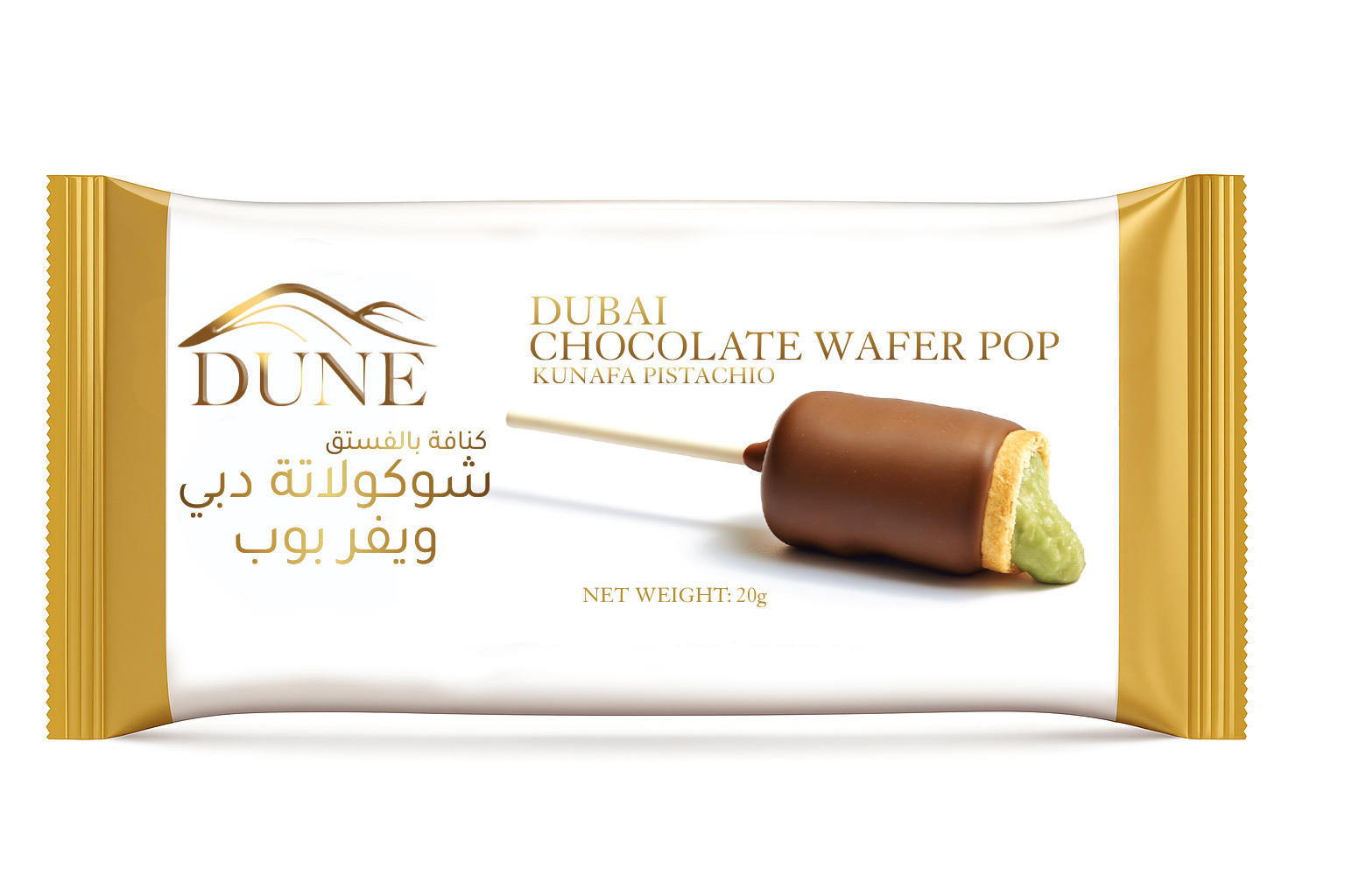 Dubai Chocolate Wafer Pop